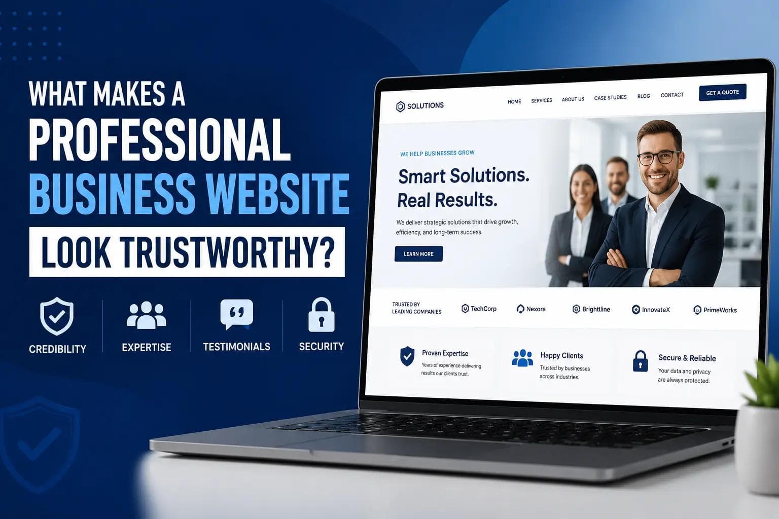 What Makes a Professional Business Website Look Trustworthy?